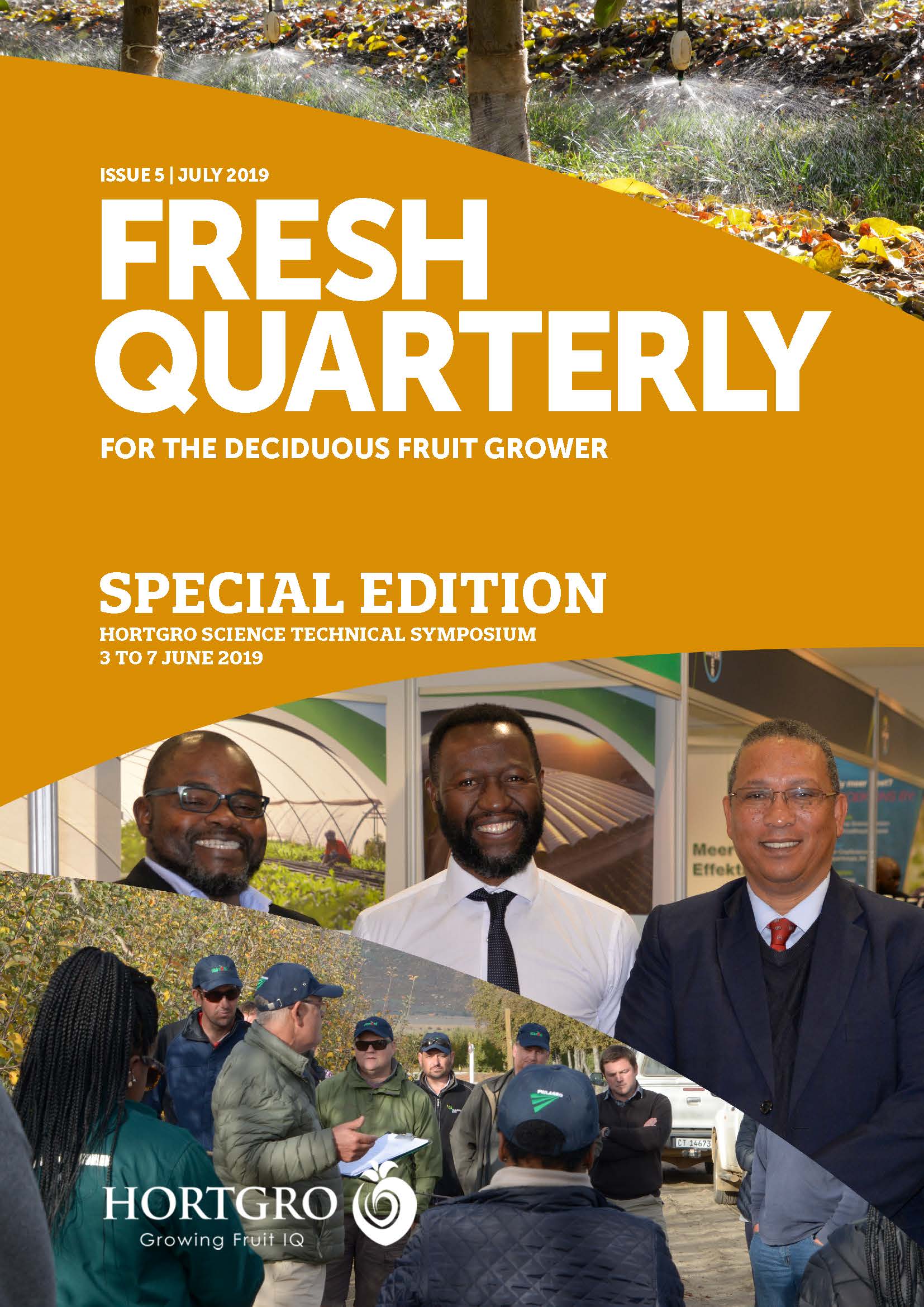 Cover for Fresh Quarterly July 2019 designed by Anna Mouton.